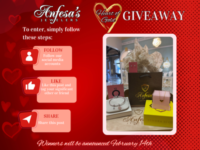 Anfesa’s Heart of Gold Giveaway – Celebrate Love & Win Big!