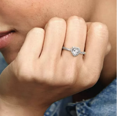 Pandora Elevated Heart Ring - Anfesas Jewelers